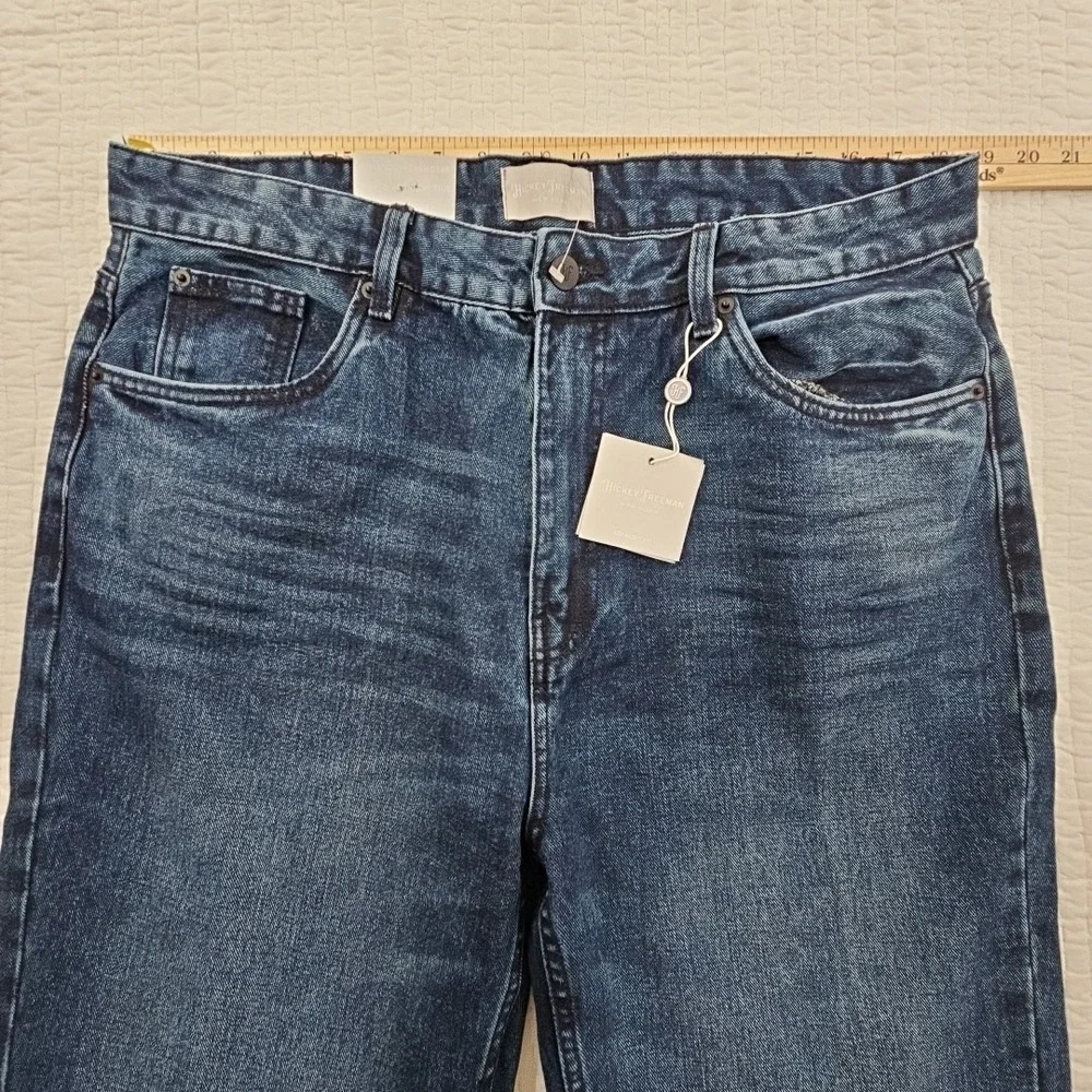 Hickey Freeman Jeans‎ Men's 36x32 Medium Wash Straight Leg NEW 100% Cotton NWT